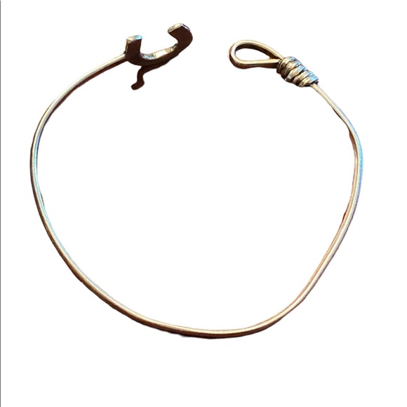 Silver Horseshoe Child Size Bracelet from Mexico - Picture 4 of 6